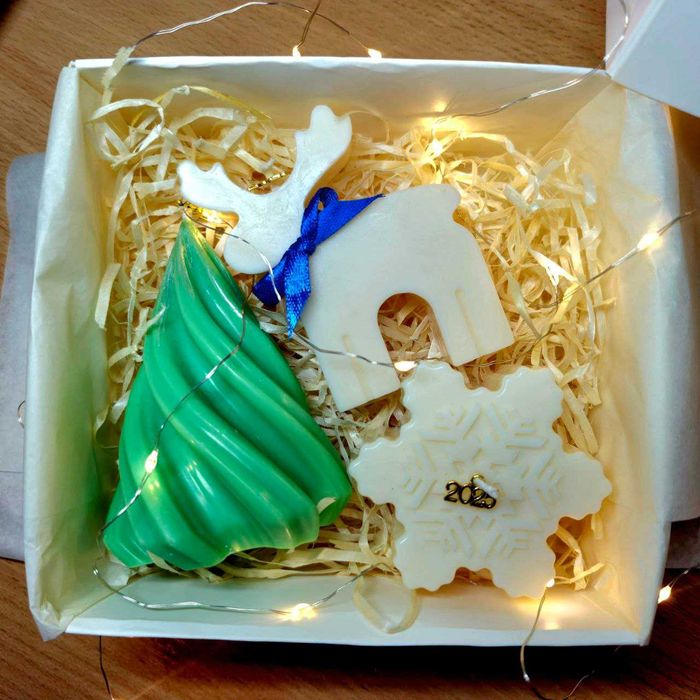 Новогодний набор свечей