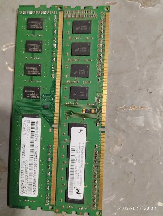 оперативна память для компютера і ноутбука.