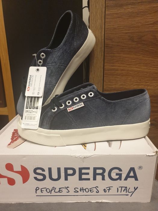SUPERGA tenisówki r. 39 na platformie