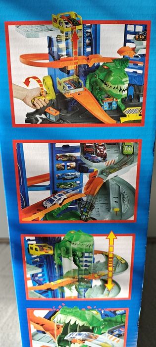 Nowy garaż t-rexa hot Wheels giga garaż