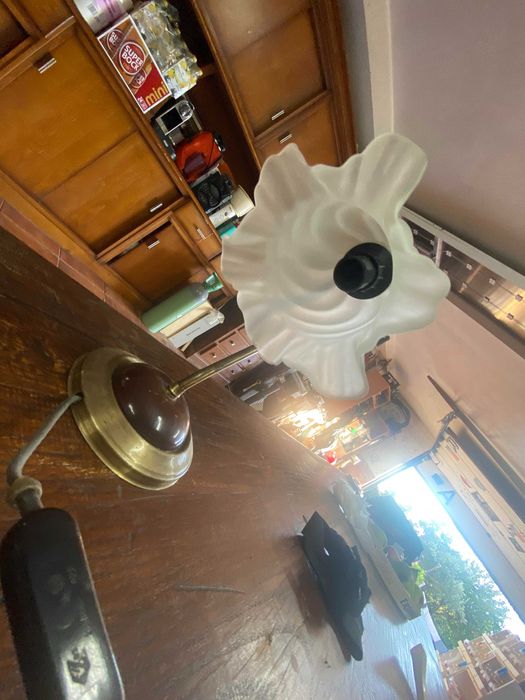 Candeeiro de mesa em vidro