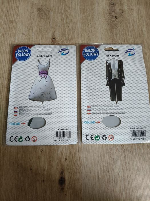 Ślubne balony foliowe dekoracja