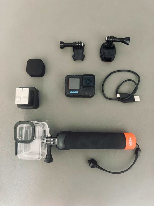 GoPro 12 BLACK 4K + 2 baterie + sprzęt do nurkowania + GRATISy o wartości 478 zł