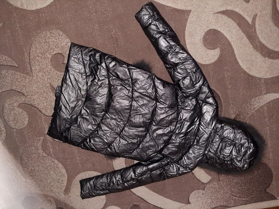 зимняя тёплая кожаная куртка ZLLY M 44-46p