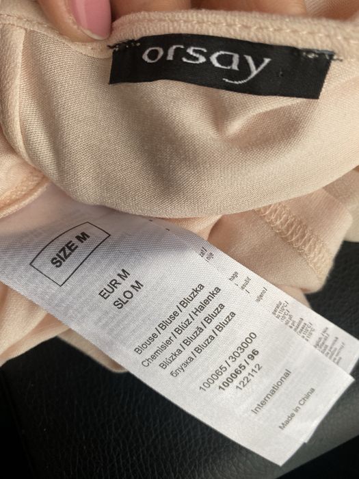 Nowa bluzka orsay 38/m pudrowa