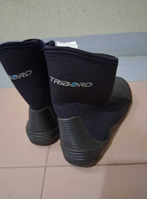 DECATHLON Botins Mergulho Neoprene / Neoprene Diving Boots - TRIBORD