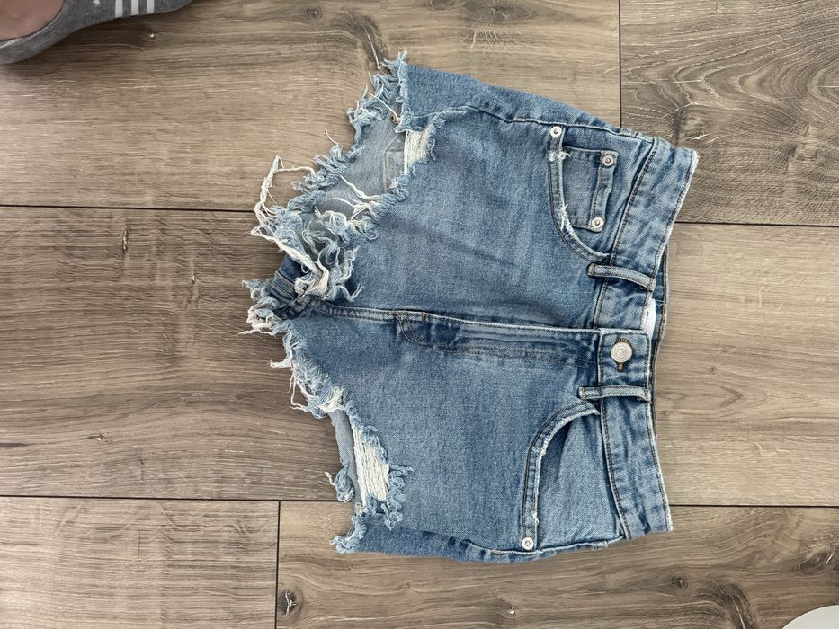 Spodenki szorty jeansowe zara