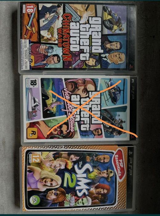 Sprzedam gry na PSP