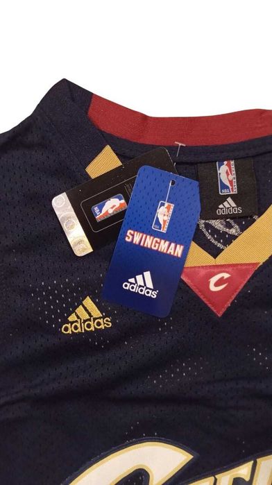 LeBron James Cavaliers Jersey Adidas Nowa Metka NBA Retro M koszykówka czarny czerwony