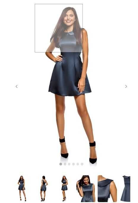 Сукня чорна кежуал сукня кльош, з посадкою по талії Oodji однотонна