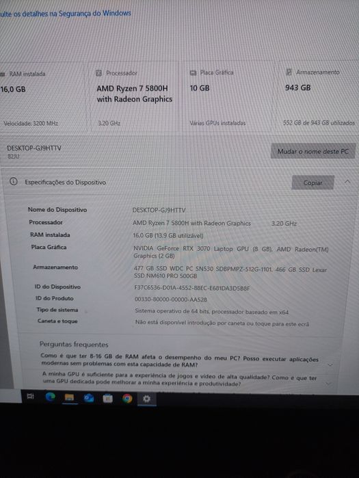 Lenovo Legion rtx 3070