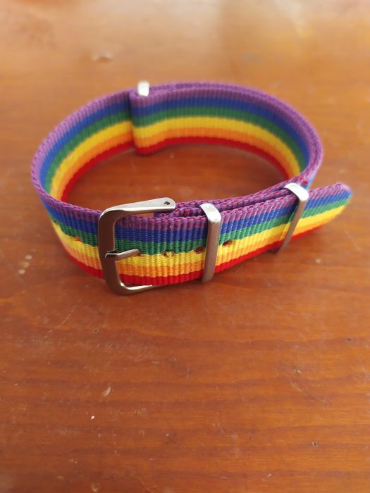 Tęczowa opaska 25 cm