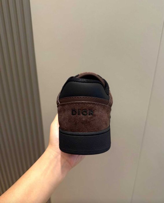 Чоловічі шкіряні преміальні кросівки Діор Dior —  41/42/43/44/45
