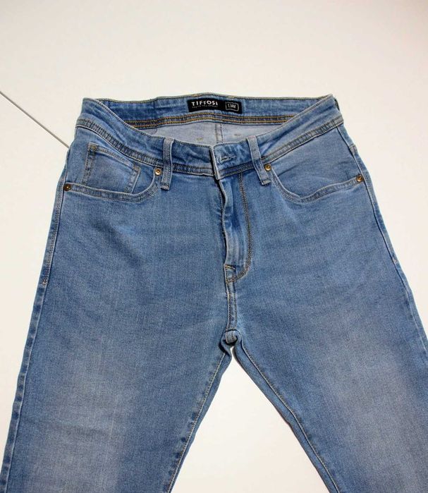 Calça de Ganga Azul Claro Tiffosi Tamanho 38 - Quase Nova