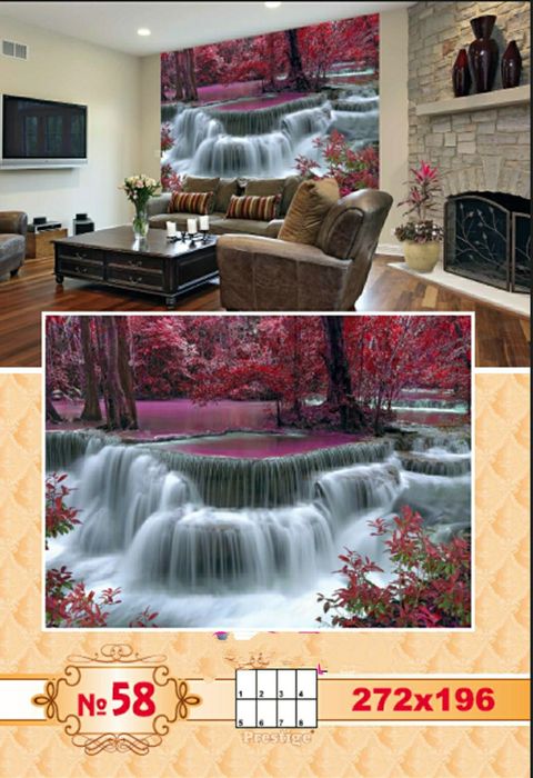 Фотообои в зал, кухню, гостиную.