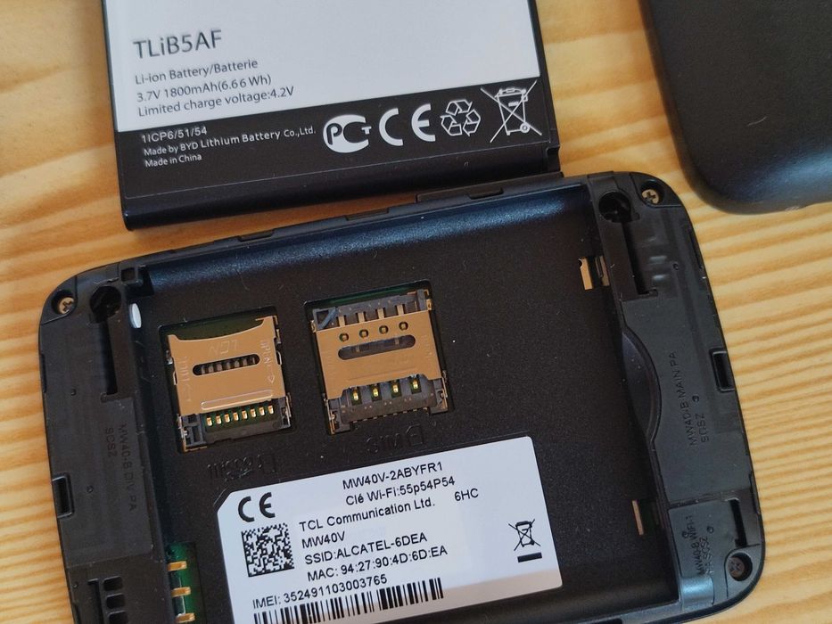 Alcatel MW40V 4G Router hotspot