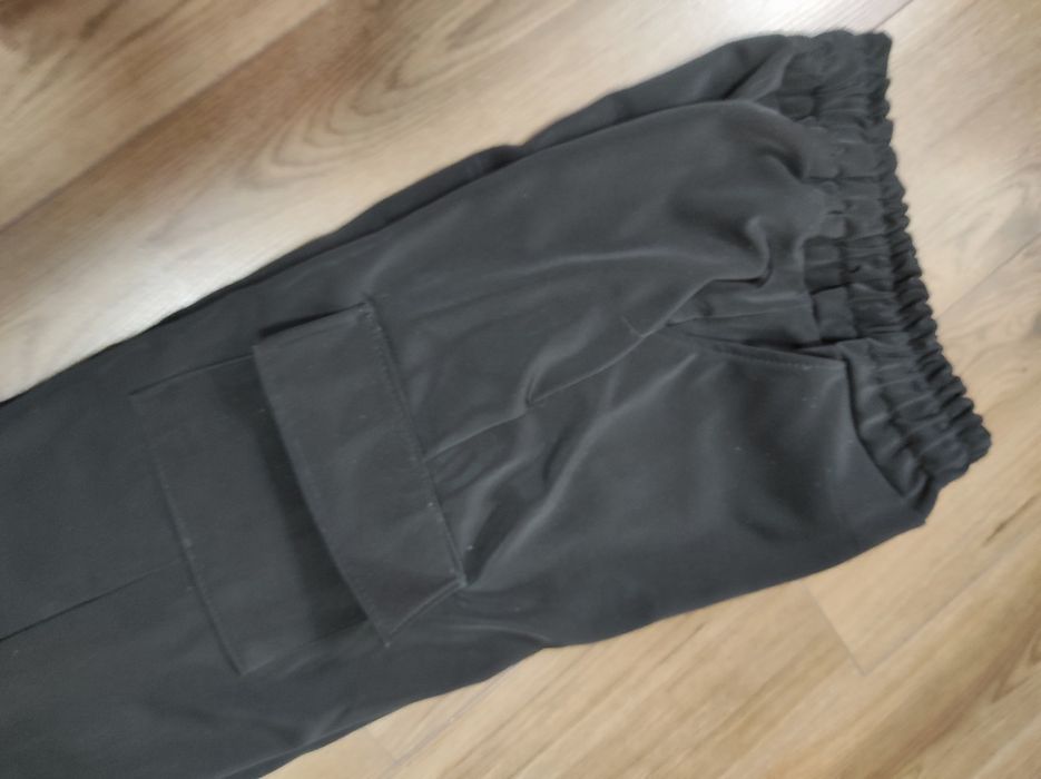 Теплі штани карго wide leg