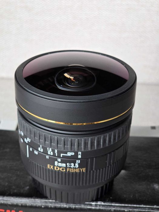SIGMA 8mm F3.5 EX DG – Perspectiva Ultra Angular Olho de Peixe