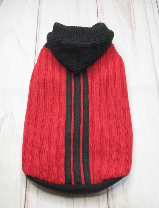Две теплые кофты с лампасами для небольшой собаки..