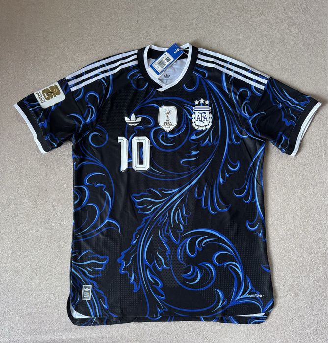 Argentyna Messi 10 - Adidas - rozmiar L - wyjazdowa koszulka meczowa - Mistrzostwa Świata 2026