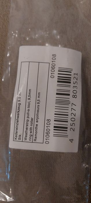 narzędzie do wkładania klina uszczelki 9,5mm