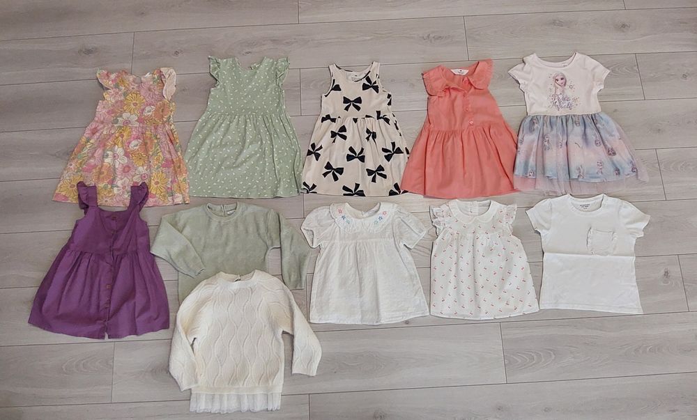 Komplet ubrań rozm 98/104 h&m i reserved