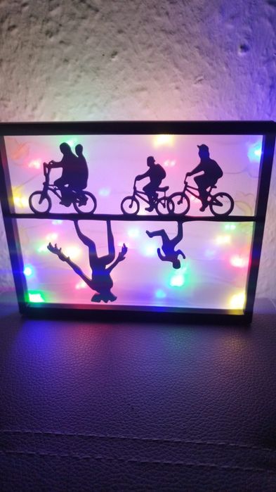 Декоративное настенное панно Очень странные дела | Silhouette Art