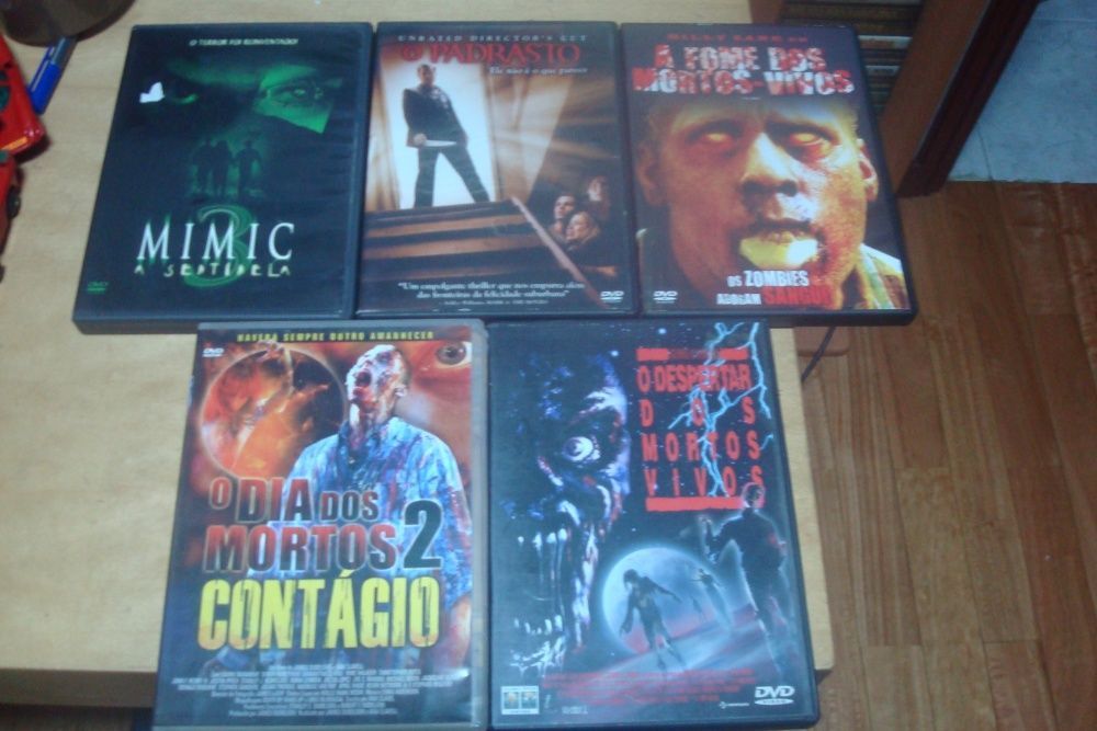 lote 17 filmes e coleçoes terror originais alguns muito raros