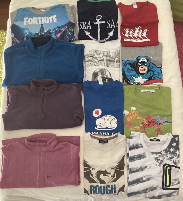 Lote roupa para criança 8/10a