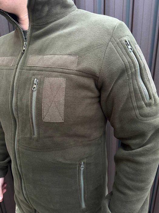 Фліска військова олива \ флиска хаки ЗСУ \ флисовая кофта военная