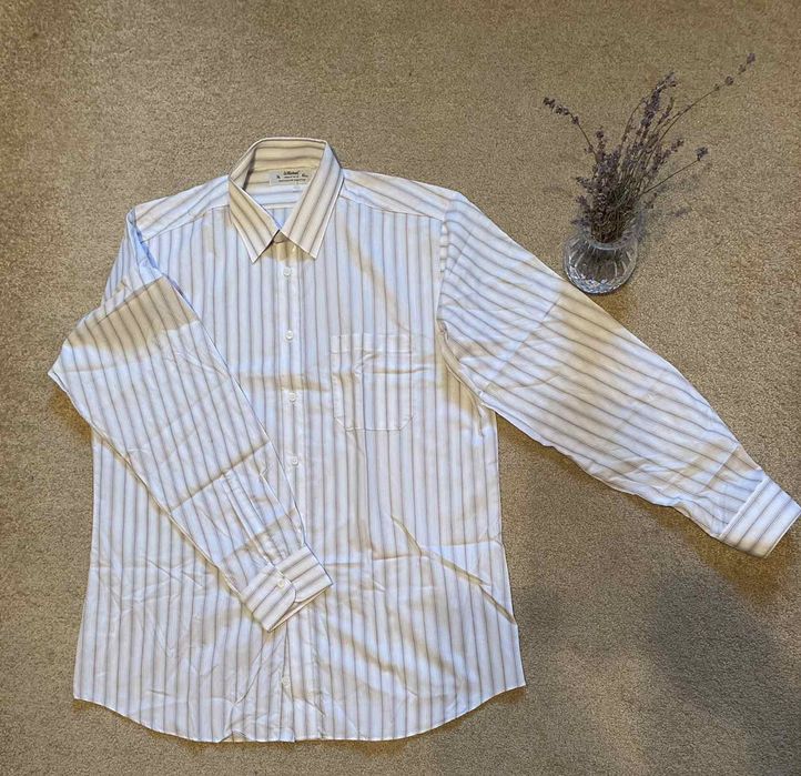 Новая рубашка в полоску 48-50р