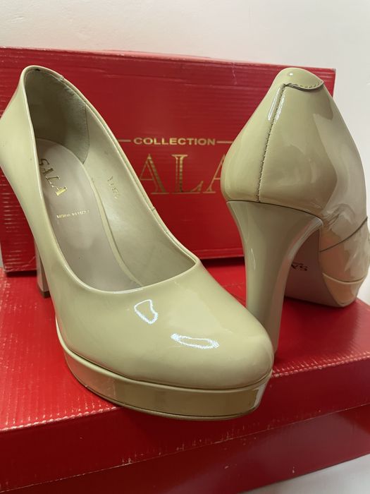 Туфлі на підборах шкіряні мешти