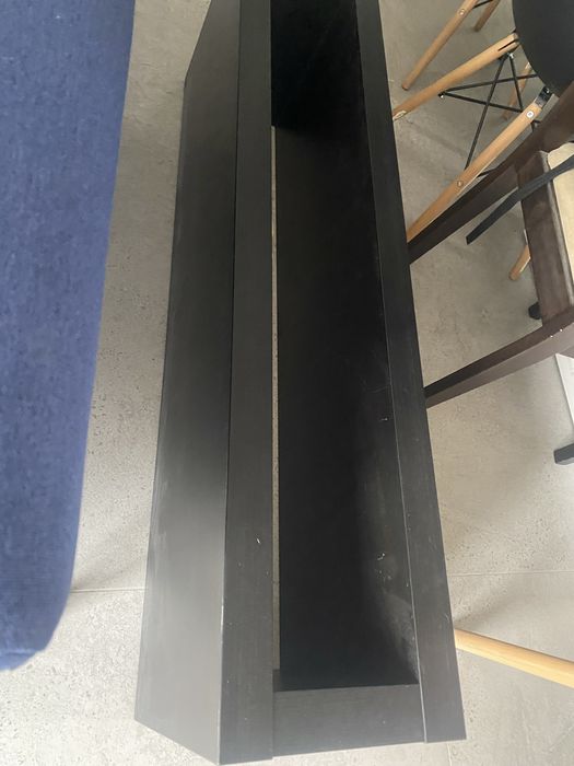 Półka podwojna lack ikea na ścianę wenge