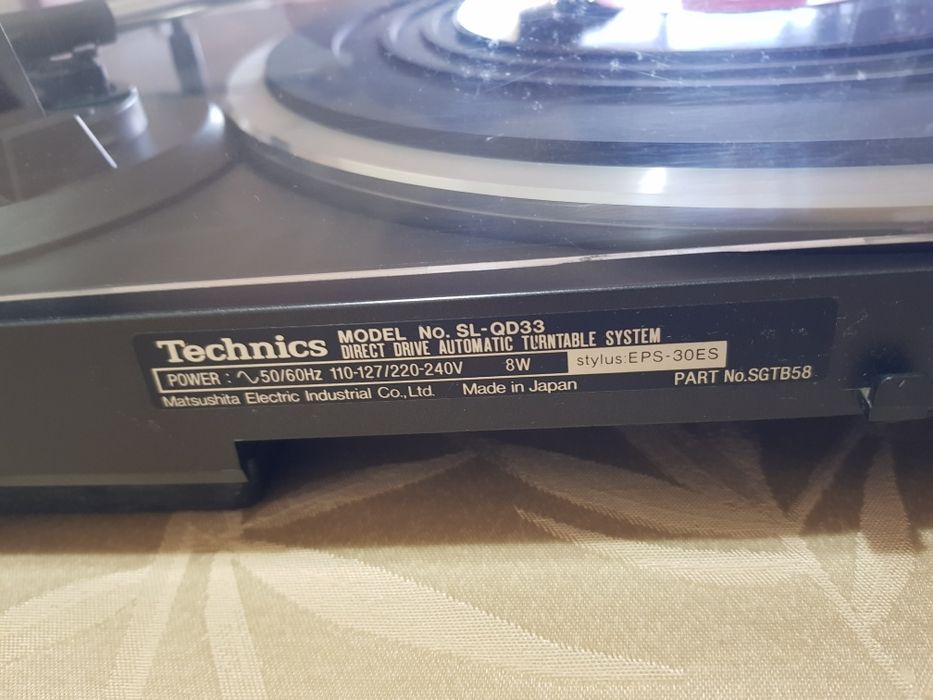 Giradiscos Tecnics SL QD 33 Automático