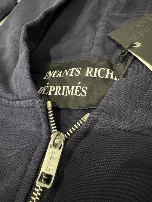 НА РУКАХ!! navy blue zip hoodie ERD  L XL archive rick owens opium