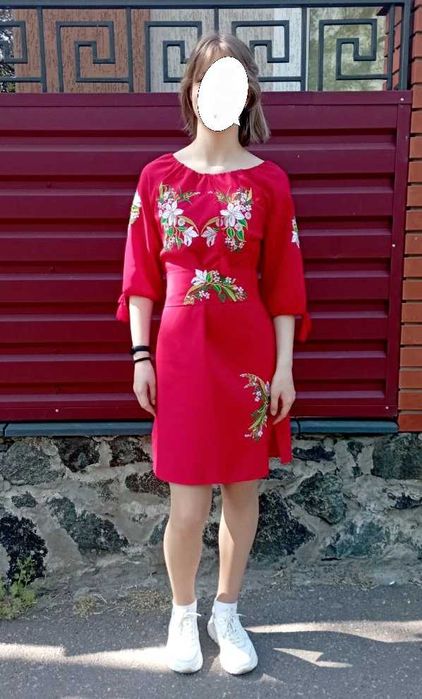 Вишиванка, сукня вишита, плаття вишите,універс.ррзміруXS S, M