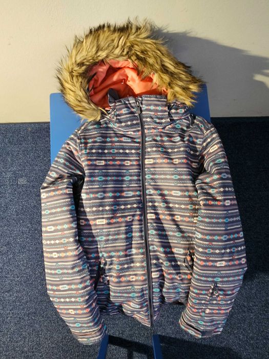 Roxy, Kurtka narciarska dziewczęca, granatowy rozmiar 160