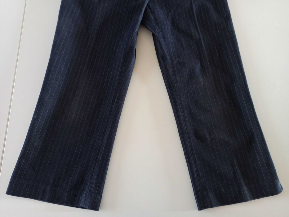 rybaczki damskie nogawka 3/4 granatowe rozmiar 34 jak nowe