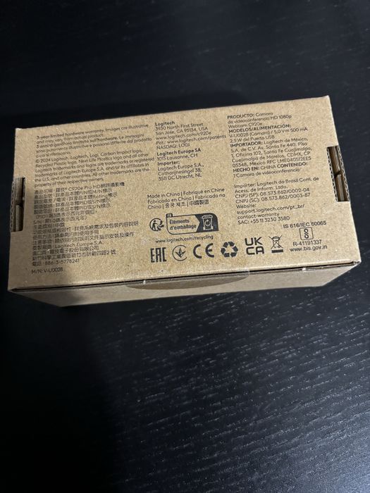 Logitech webcam modelo c920e full HD 1080p USB em caixa nova