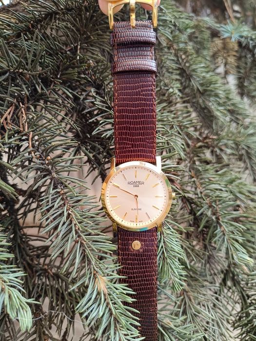 Годинник ROAMER Slim Line. Мужские швейцарские наручные часы. Сапфир