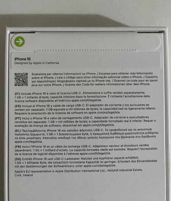 Iphone NOVO 16 Caixa Selada
