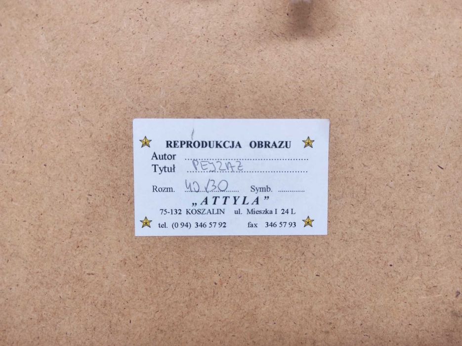 Obraz reprodukcja