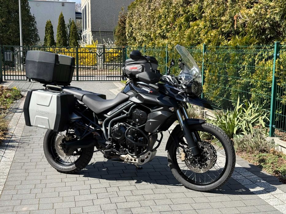 Triumph Tiger 800 XC 2012 – wersja Phantom Black – 46 tys. km