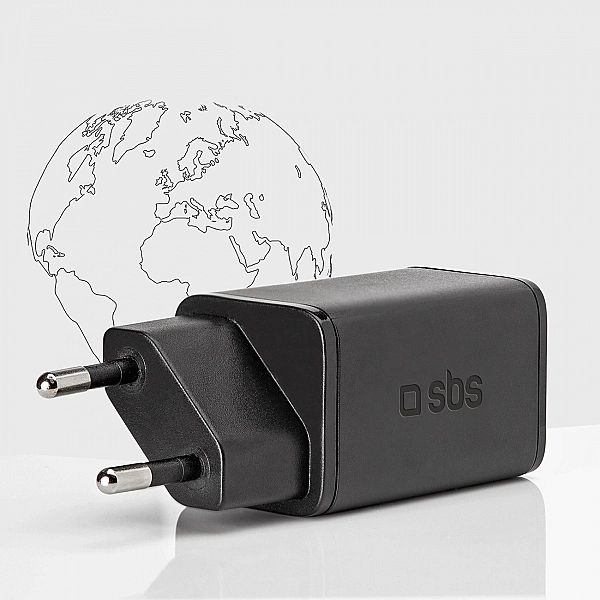 Ładowarka sieciowa SBS TETRGAN1C45W 45W GaN USB-C z Power Delivery - c