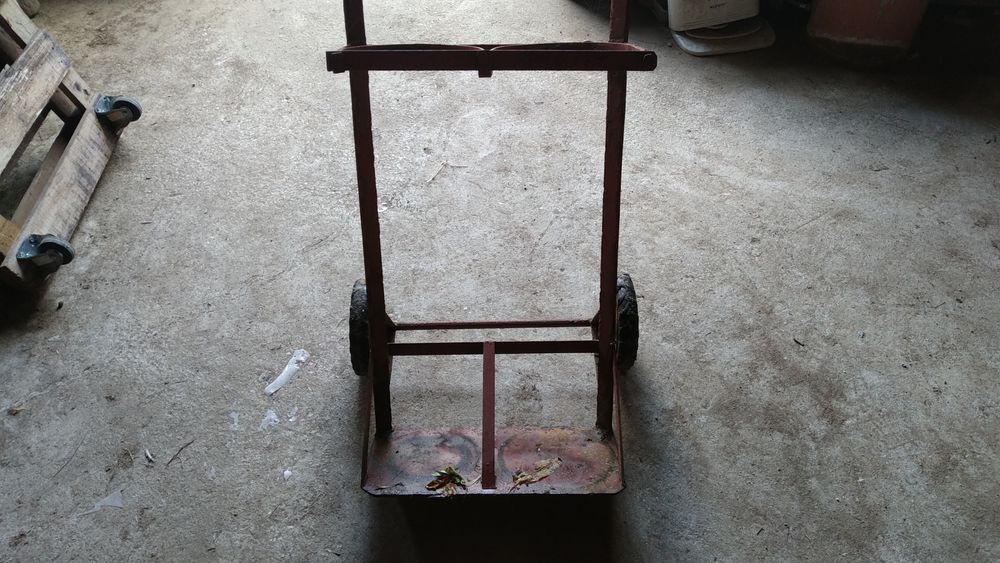 Carrinho de transporte garrafas industrial