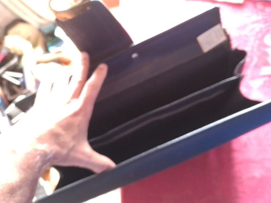 Do Passado P/Presente-Pasta Pele bela Antiga15E-Bilhete StCp2E Desde2E