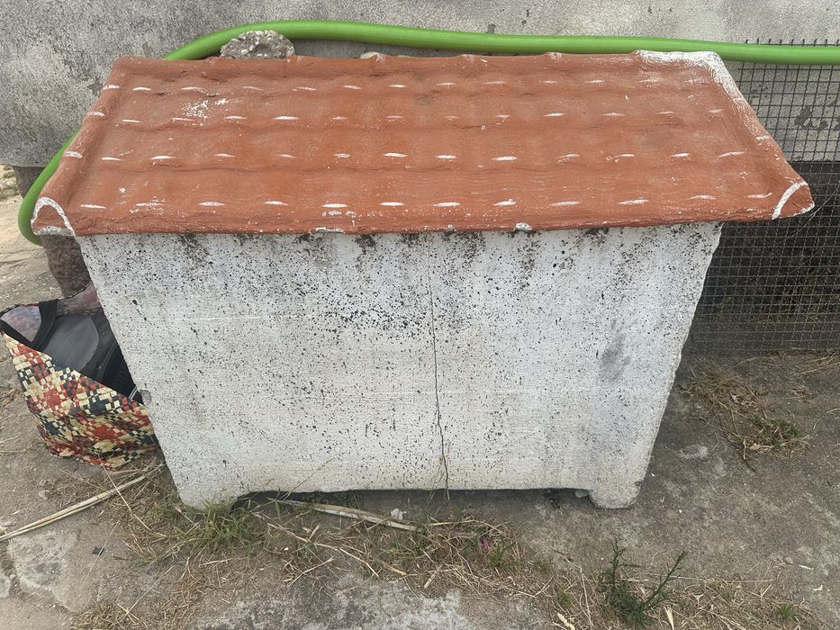 Casota cão cimento