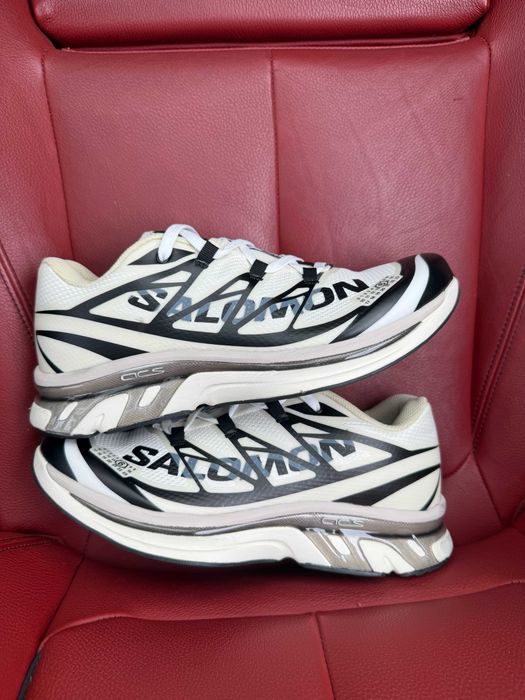 (ОПЛАТА ПІСЛЯ ОГЛЯДУ)Salomon XT-6 x Maison Margiela MM6 White Black Саломон ХТ-6 х Мейсон Марджела ММ6 Чорно-білі