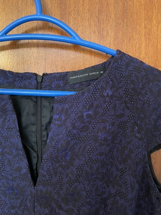 Vestido e casaco purificacion garcia