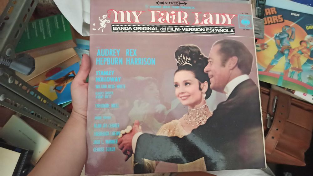 Vinil "My Fair Lady Soundtrack" Audrey Hepburn 1965 CBS Spain Ed